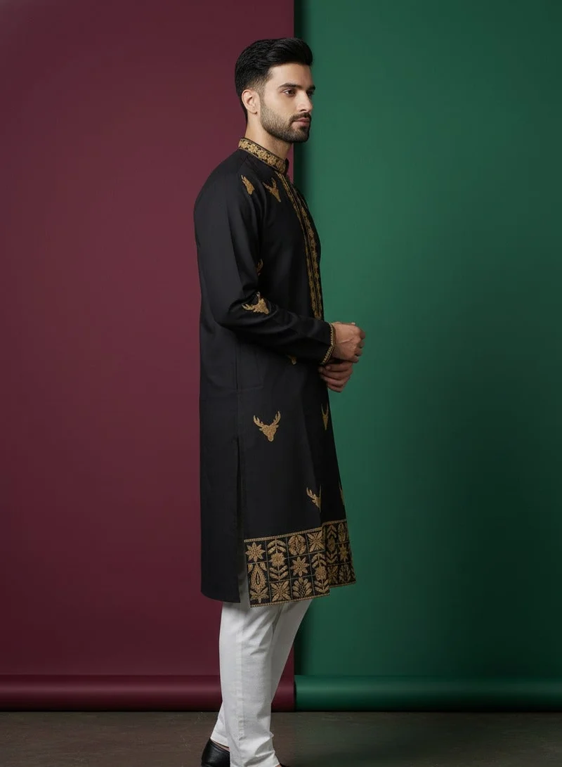 Lehar The Black Majesty Kurta Set