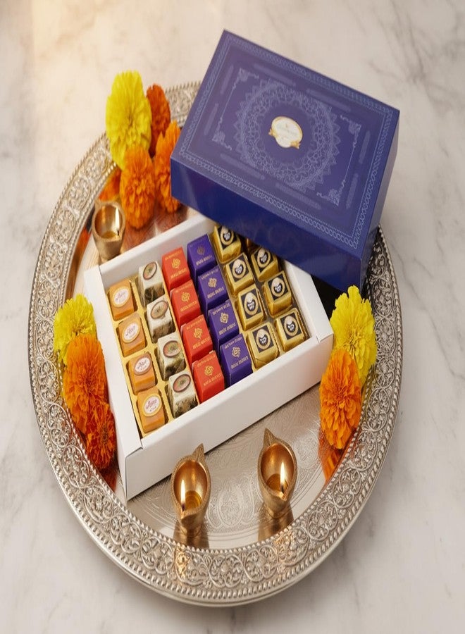 Jaiccha Ghasitaram Gifts Jaiccha Best Assorted Bites 24 pcs|Sweet|Sweet Gift Pack|Diwali Mithai|Indian Mithai|Diwali Gift Box - Image 1