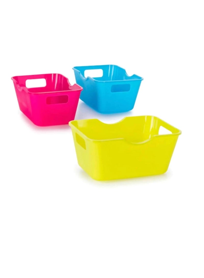 Crafter's Toolbox™ Mini Colorful Storage Bins 4 x 2.75 inches 3 pieces - Image 3