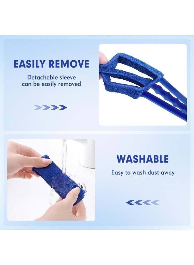Venetian Blind Cleaner Brush with 5 Microfiber Sleeves for Blinds & Air Conditioners - Image 5