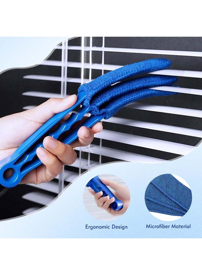 Venetian Blind Cleaner Brush with 5 Microfiber Sleeves for Blinds & Air Conditioners - Image 4