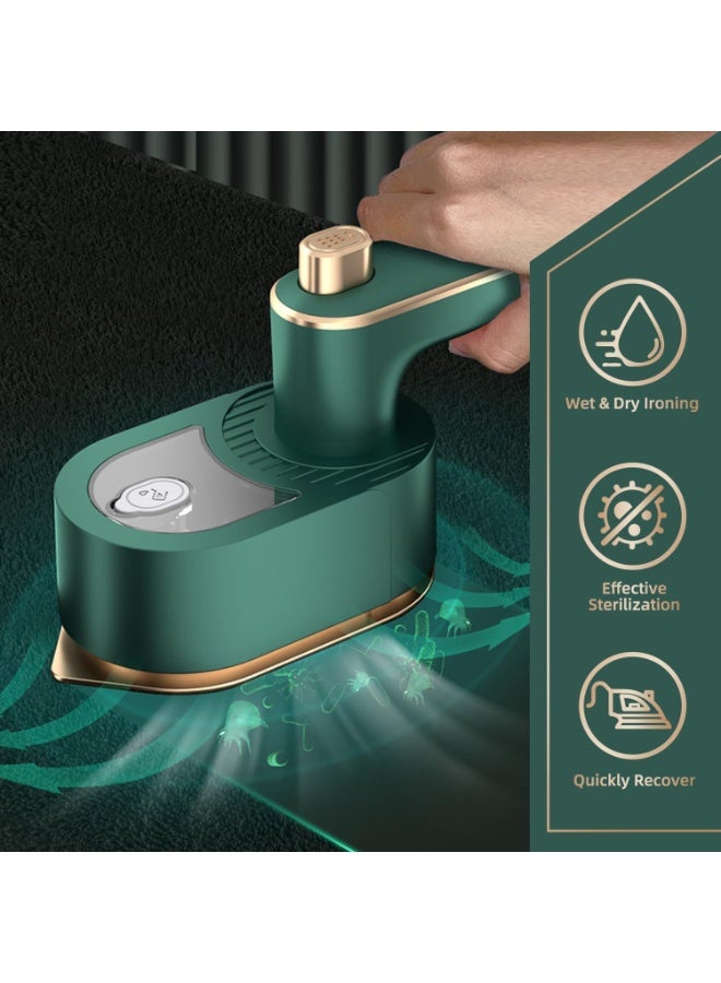 Bukela Mini Steam Iron For Clothes,Portable Steam Iron 360° Wrinkles Remove,Mini Steam Iron For Clothes Travel Size With 180°Rotatable Handle Support Dry And Wet Ironing For Home/Travel/College - Image 5