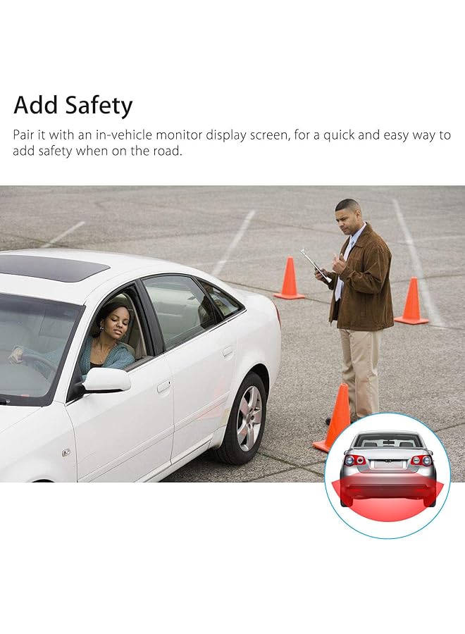 Hd Backup Camera, License Plate Rear View Camera, 170° View, Waterproof, Rear View Reverse Camera, Night Vision Back Up Camera Systems For Cars, Trucks, Pickup, Suvs, Trailer - Image 5