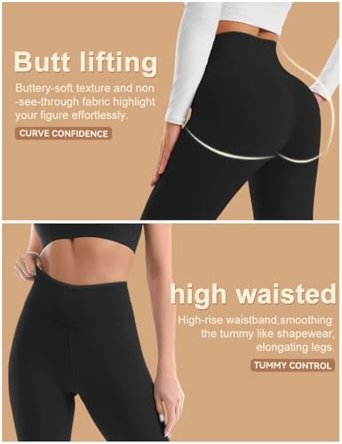 Laite Hebe Fleece Lined Leggings Women - High Waisted Winter Yoga Pants Tummy Control Soft Thermal Warm for Hiking Workout - Image 4