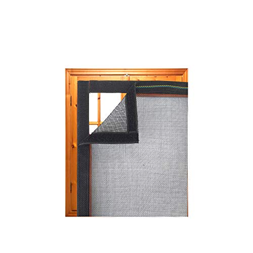 Mesh Masters Mosquito net for Window 1 Year Guarantee 4feet/5feet(120cm/150cm) 47inch/59inches(Black Color) with Stitching - Image 1