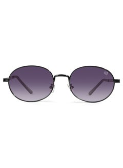 Woggles Gentleman Bold  Purple X Copper Round Sunglasses  - Image 5
