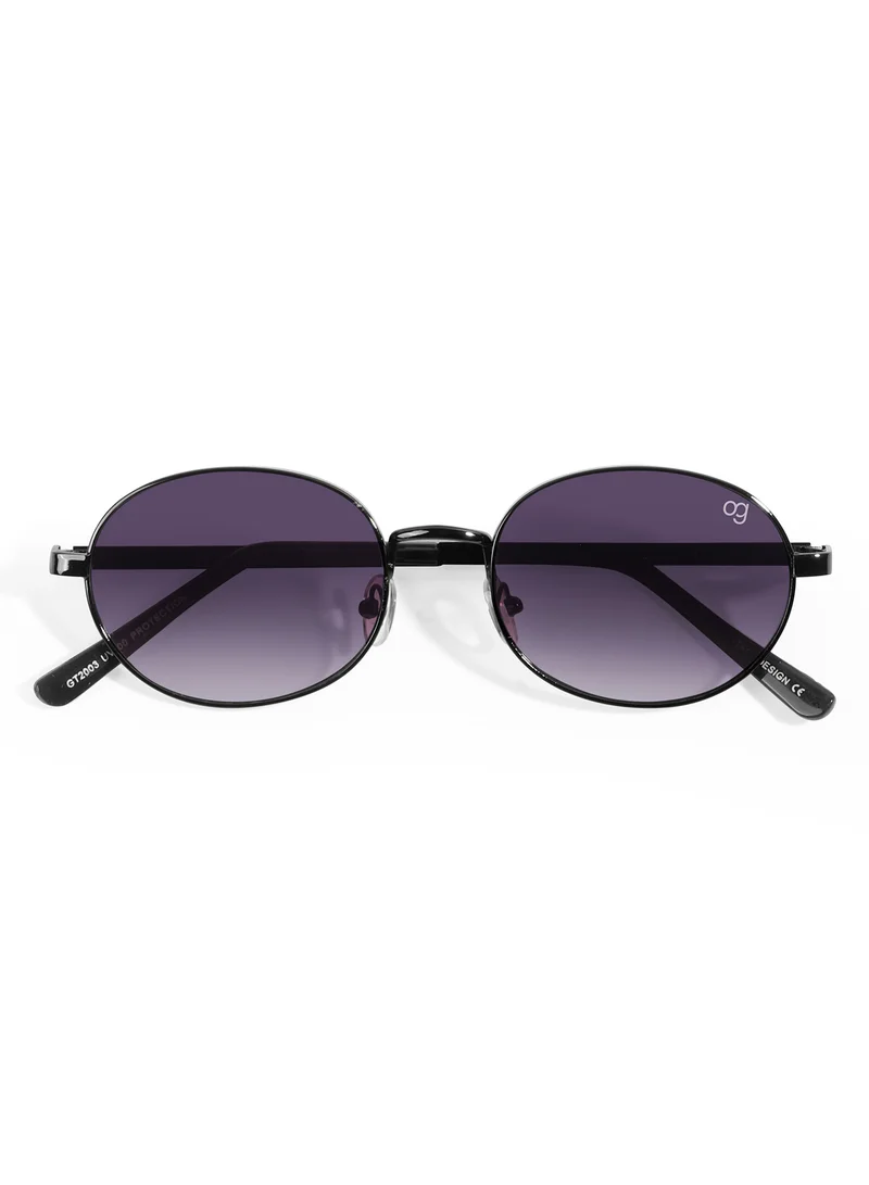 ووجلز Gentleman Bold  Purple X Copper Round Sunglasses