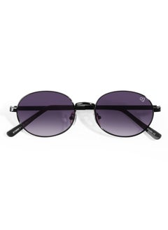 Woggles Gentleman Bold  Purple X Copper Round Sunglasses  - Image 4