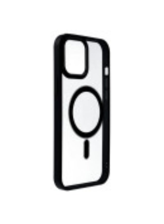 غطاء حماية فاخر مقاوم للصدمات لهاتف iPhone 14 Pro – أسود | متوافق مع الشحن اللاسلكي - Image 3