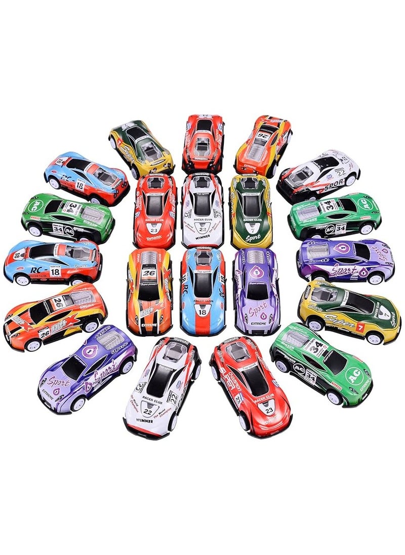 Toy Box - Metal Mini Cars Friction Power Alloy Racing Cars for Toddler 12pcs - Image 1