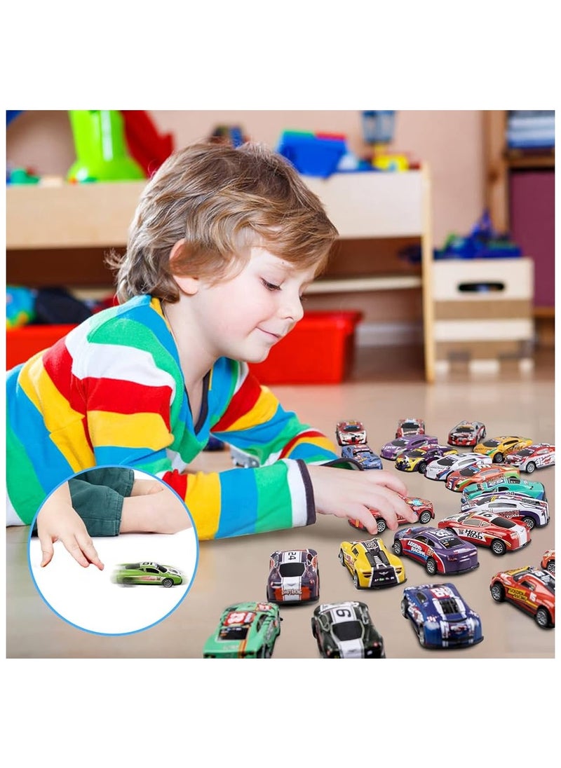 Toy Box - Metal Mini Cars Friction Power Alloy Racing Cars for Toddler 12pcs - Image 1