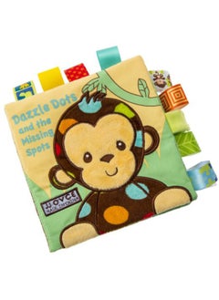 Generic JJOVCE Baby Tear Cloth Book Animal Embroidery Label Three-dimensional Cloth Book Baby Educational Toy Book With BB-Color:Monkey Cloth Book  - Image 1
