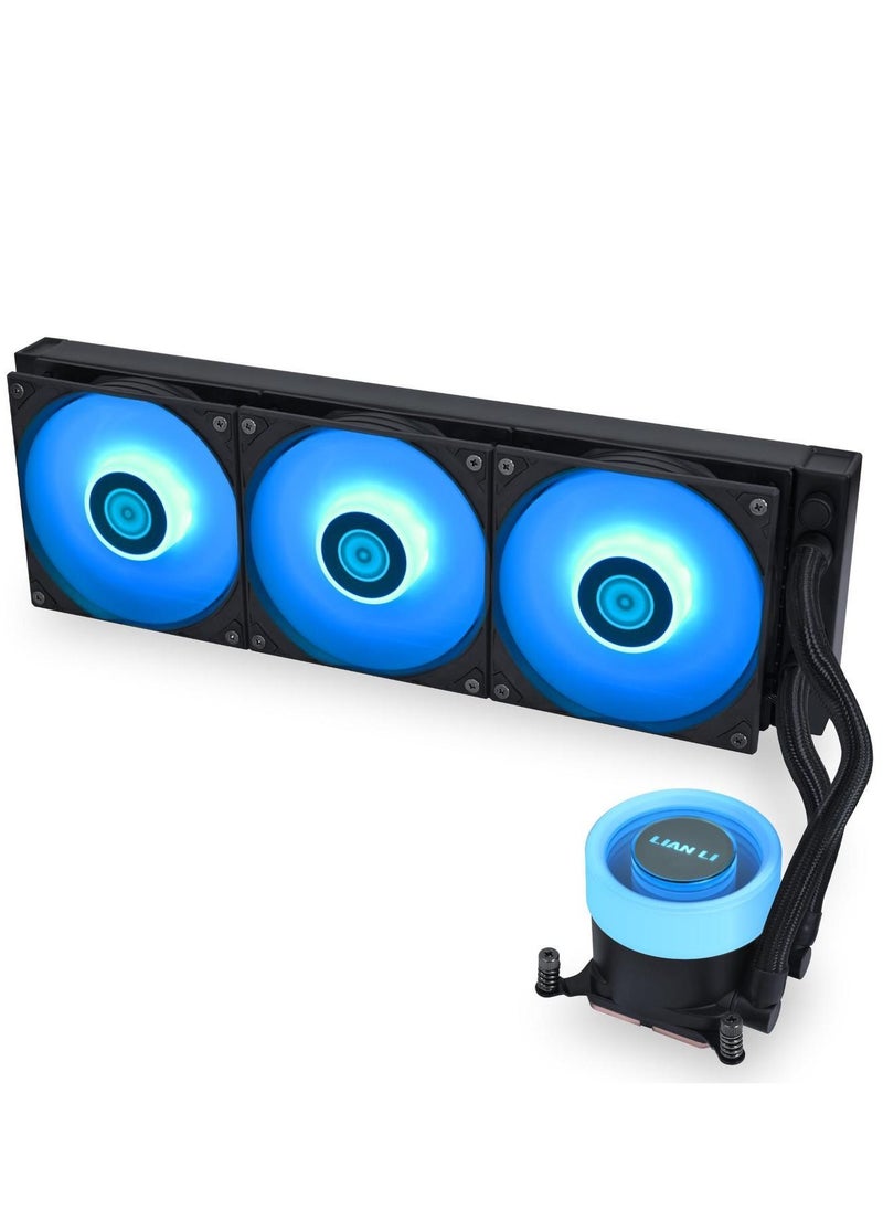 GA II Lite 360 AIO - Pre-installed 3 pcs 120x 28mm ARGB Fans . All-in-One CPU Liquid Cooler