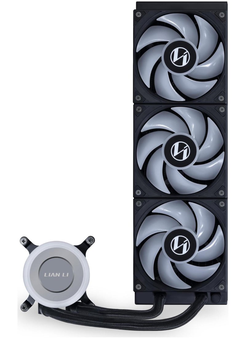 GA II Lite 360 AIO - Pre-installed 3 pcs 120x 28mm ARGB Fans . All-in-One CPU Liquid Cooler