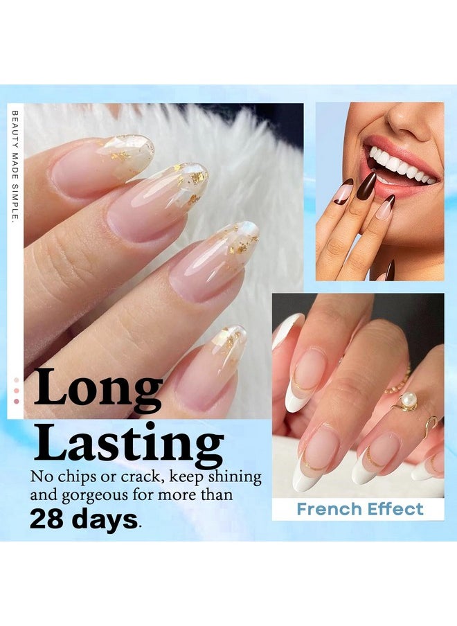 AZUREBEAUTY - Clear Dip Powder For Nails Essential Transparent Dipping Build Powder Crystal French Art Starter Manicure Beginner Diy Salon Home Gift 1 Oz28G - Image 1