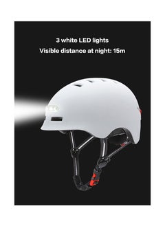 Generic 2022 NEW Lamp Cycling Smart Tail Light Bike Adult Helmet Electric Bicycle MTB Road Scooter For Sport Urban Helmet Men Women(L: 58-61cm) BLACK  - Image 4