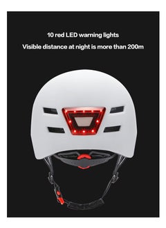 Generic 2022 NEW Lamp Cycling Smart Tail Light Bike Adult Helmet Electric Bicycle MTB Road Scooter For Sport Urban Helmet Men Women(L: 58-61cm) BLACK  - Image 3