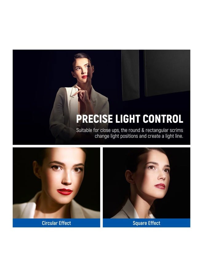 Neewer Foldable Scrim Flag Kit, 18x24in/45x60cm 5 in 1 Photography Flag Panel Lighting Reflector Diffuser Light Modifier Shaper for Soft, Diffused & Light Effects, Carry Bag Included, SF4560F - Image 5