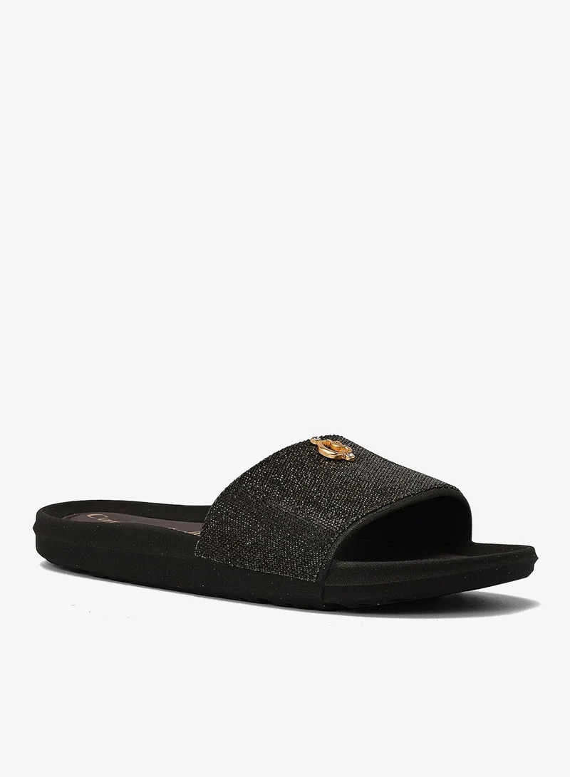 Carmen Steffens Flip-Flops Slide CS Black