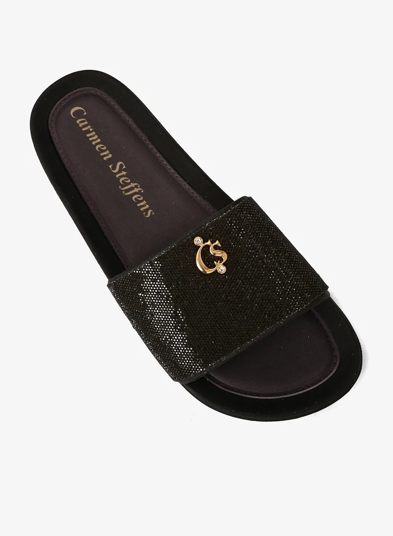 Carmen Steffens Flip-Flops Slide CS Black