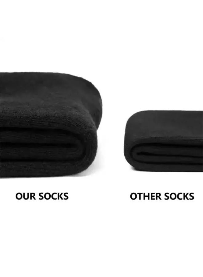 زوج واحد من الجوارب الدافئة للجنسين، مبطنة من الداخل - Image 2