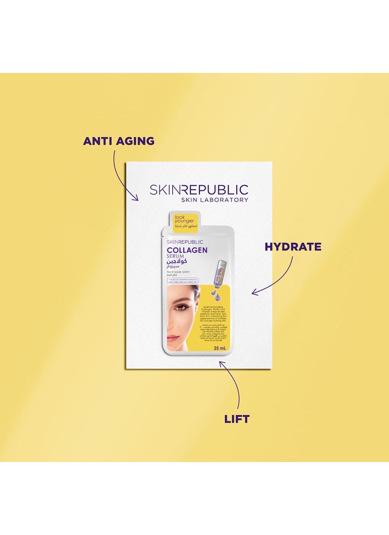 SKIN REPUBLIC سيروم الكولاجين، قناع مضاد للشيخوخة - Image 3