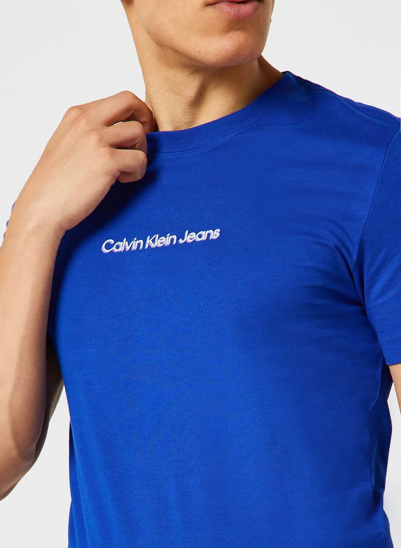 Calvin Klein Jeans Logo Crew Neck T-Shirt
