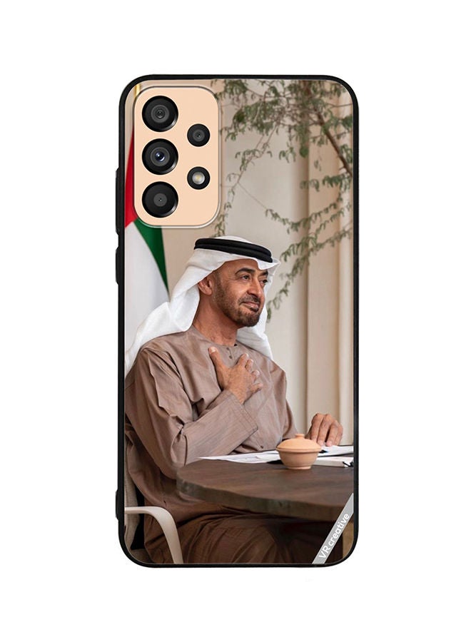 VR CREATIVE Protective Case Cover For Samsung Galaxy A53 5G Sheikh Mohamed Bin Zayed Al Nahyan Design Multicolour - Image 1