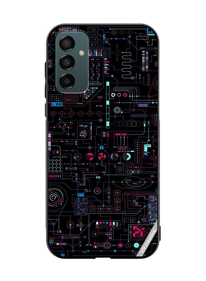 VR CREATIVE Protective Case Cover For Samsung Galaxy F13/M13 Circuit Design Multicolour - Image 1