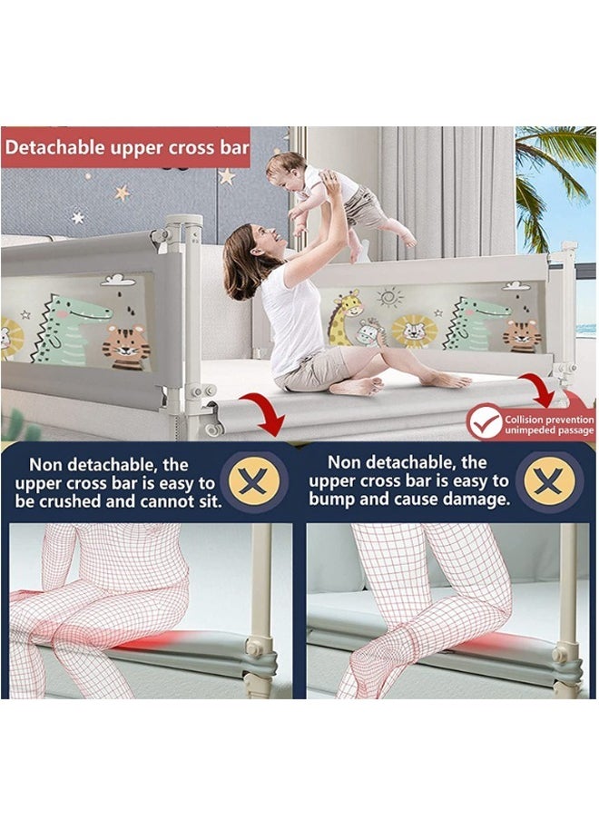 Beauenty Bed Rails For Toddlers &Infants  Kids Bed Safety Guard Rail  - Image 3