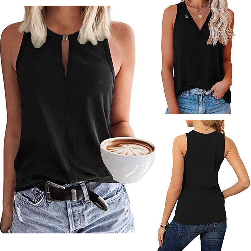 2023 New Women's Fashion Personality Printed Casual Vacation T-shirt - Image 2