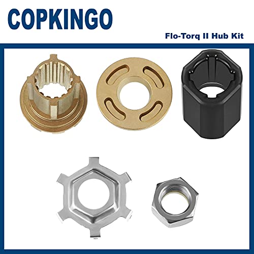 COPKINGO 835257Q1 Flo-Torq II Hub Kit for Mercury 60-300 HP Verado Mercruiser Alpha Bravo One Drives Outboard Engine Propeller 15 Spline 835257K1 - Image 3