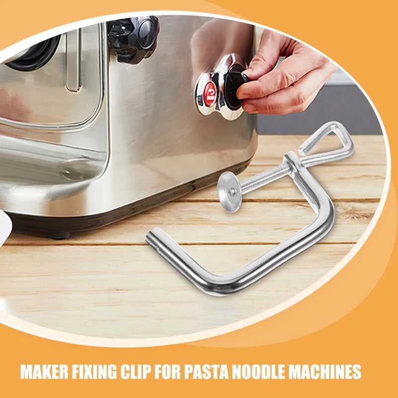 3pcs Manual Pasta Maker Fixing Clips Replacement Crank Handle Parts for Kitchen Noodle Machine Holders and Clamps - Image 4