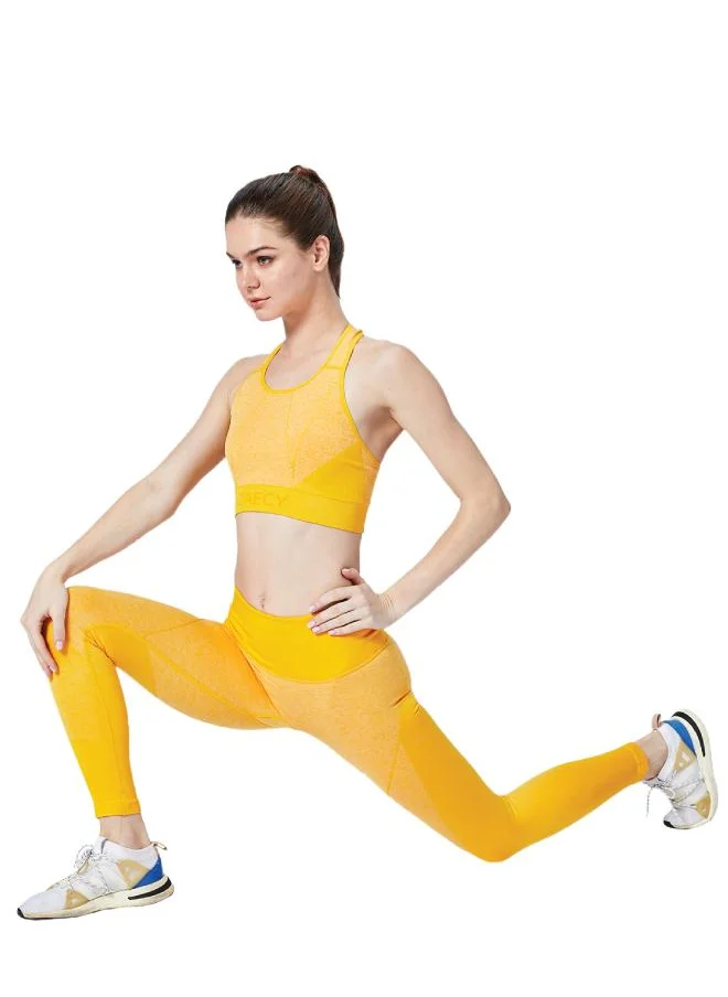 ZAECY Women's Mid-Rise Seamless Leggings