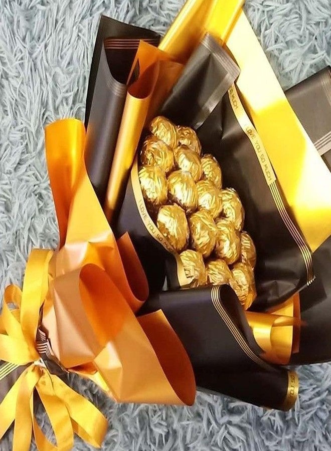 Aeaocvo 100 Pcs Gold Candy Wrappers Foil 4" x 4" Square Chocolate Wrappers, Aluminum Foil Candy Wrappers for Homemade Candy, Individual Chocolate Packaging for Valentine's Day Wedding Birthday - Image 5