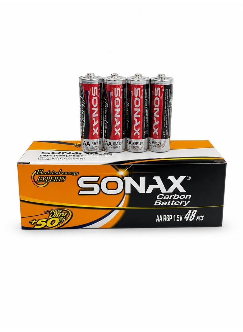 بطاريات Sonax عالية الطاقة (مقاس AA) | 48 قطعة - Image 1