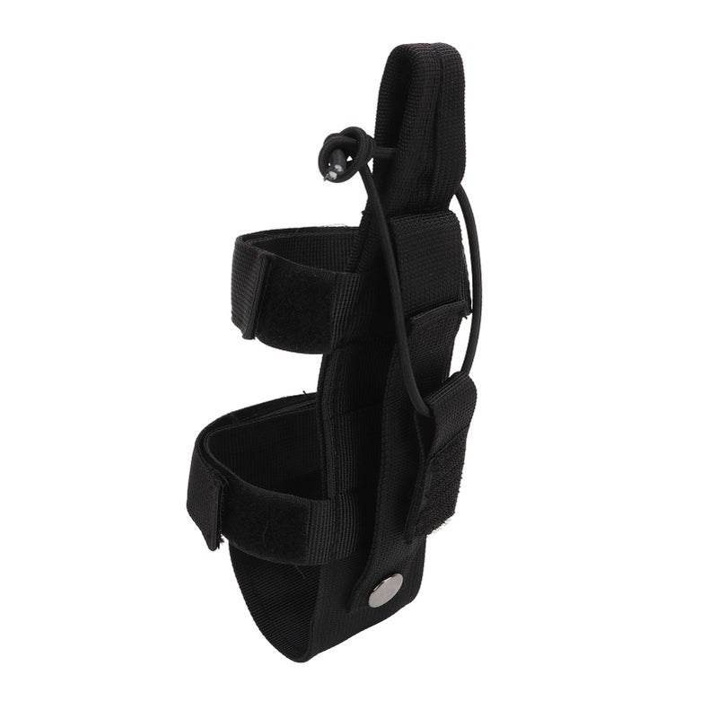 Hiking Water Bottle Holder: Black Nylon Anti Falling Portable Carrier - Durable Long-Lasting Design for Outdoor Camping, Hiking, Fishing, Mountaineering - Image 4