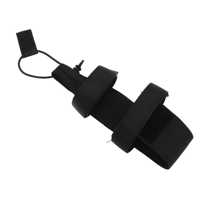 Hiking Water Bottle Holder: Black Nylon Anti Falling Portable Carrier - Durable Long-Lasting Design for Outdoor Camping, Hiking, Fishing, Mountaineering - Image 2