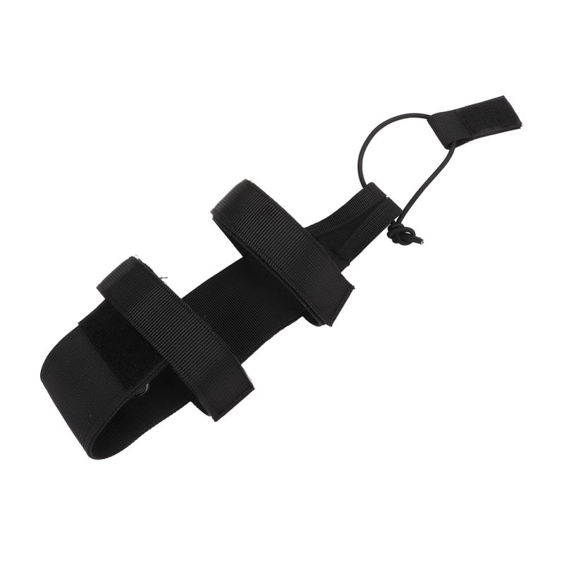 Hiking Water Bottle Holder: Black Nylon Anti Falling Portable Carrier - Durable Long-Lasting Design for Outdoor Camping, Hiking, Fishing, Mountaineering - Image 3