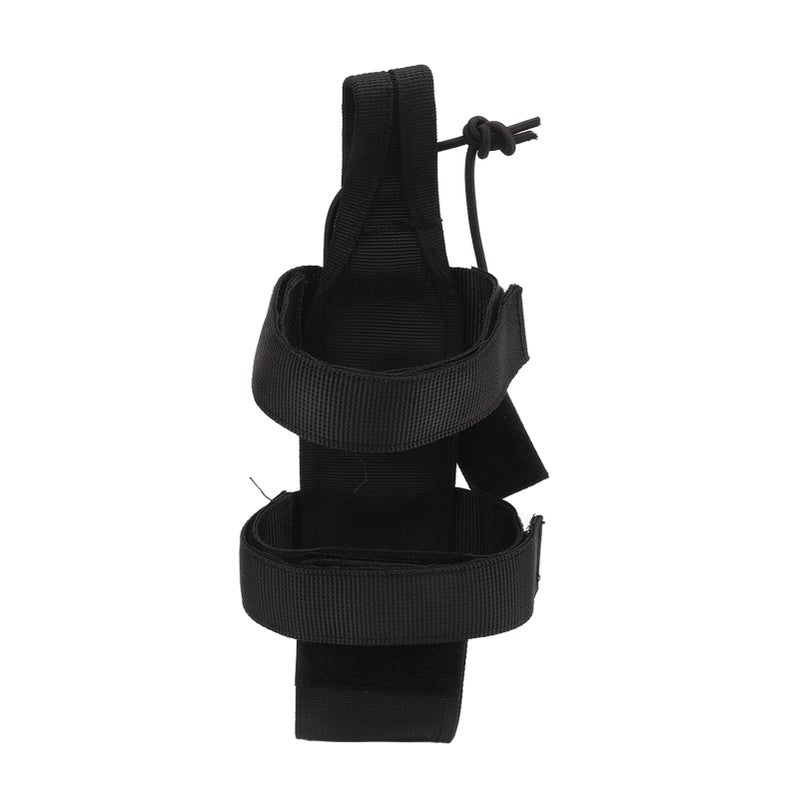 Hiking Water Bottle Holder: Black Nylon Anti Falling Portable Carrier - Durable Long-Lasting Design for Outdoor Camping, Hiking, Fishing, Mountaineering - Image 1