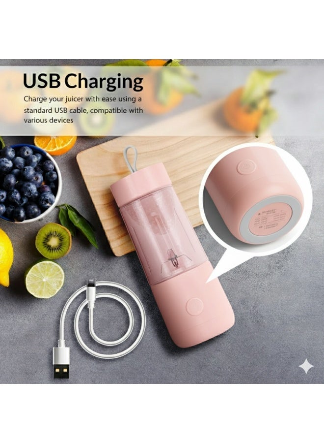 Portable Blender | 2000mAh Rechargeable Juicer Cup | 65W Power | USB Rechargeable Smoothie Maker - Image 2
