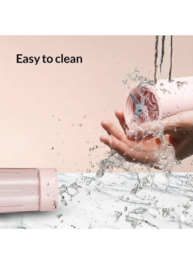 Portable Blender | 2000mAh Rechargeable Juicer Cup | 65W Power | USB Rechargeable Smoothie Maker - Image 4