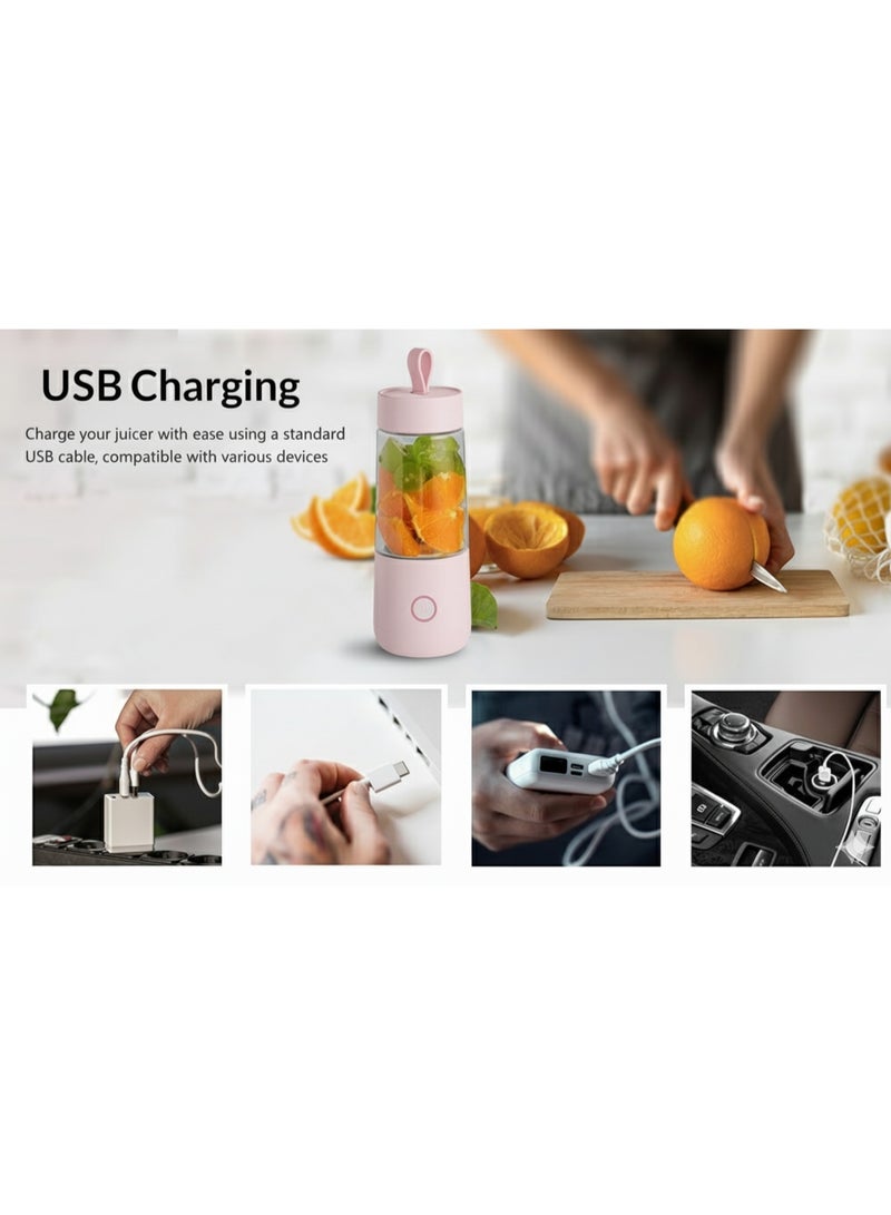 Portable Blender | 2000mAh Rechargeable Juicer Cup | 65W Power | USB Rechargeable Smoothie Maker - Image 5