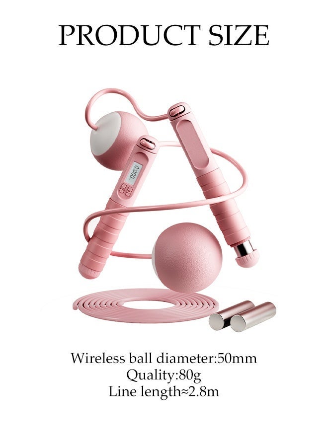 DUNISO Counting Skipping Rope with Anti-Slip Handles,Adjustable Weights and Length Cordless Jump Rope,Home Sport Equipment ,Weighted Jump Rope for Fitness, Exercise, Gym - Image 2