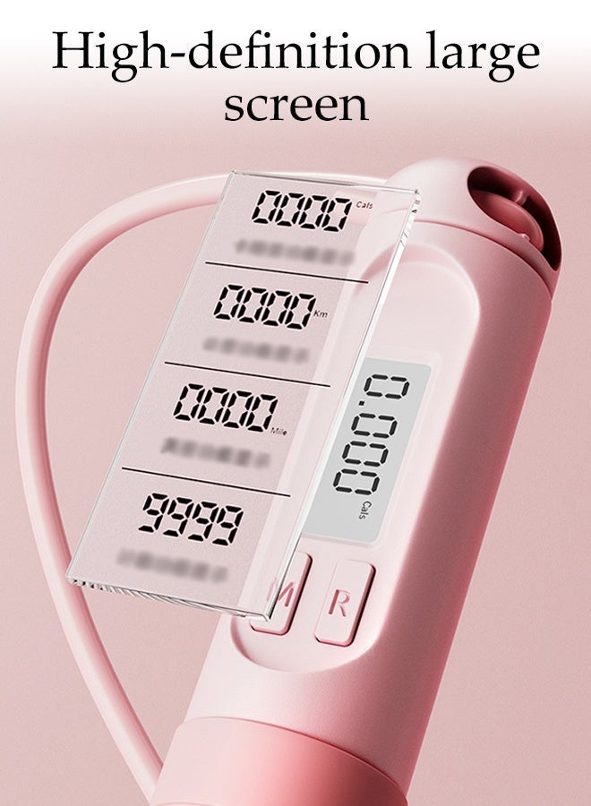 DUNISO Counting Skipping Rope with Anti-Slip Handles,Adjustable Weights and Length Cordless Jump Rope,Home Sport Equipment ,Weighted Jump Rope for Fitness, Exercise, Gym - Image 5