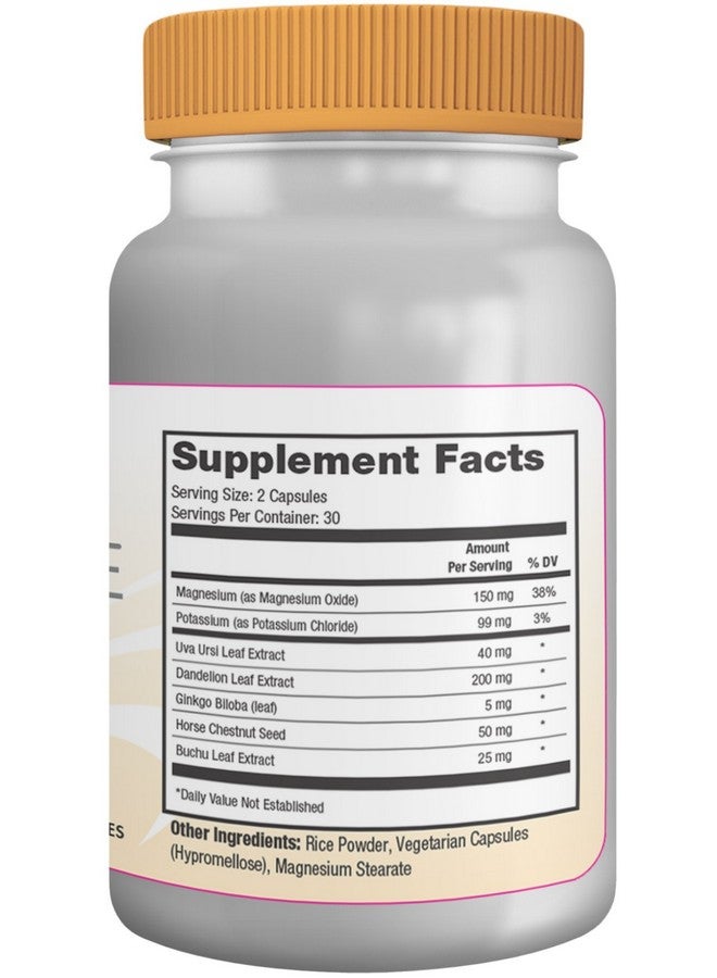 Progressive Health Capisette Water Retention Support - Reduces Swollen Feet, Ankles, and Legs - Reduce Swelling & Fluid Retention from Edema. Includes: Potassium, Dandelion Root, & More- Dietary Supplement (60 capsules)  - Image 2