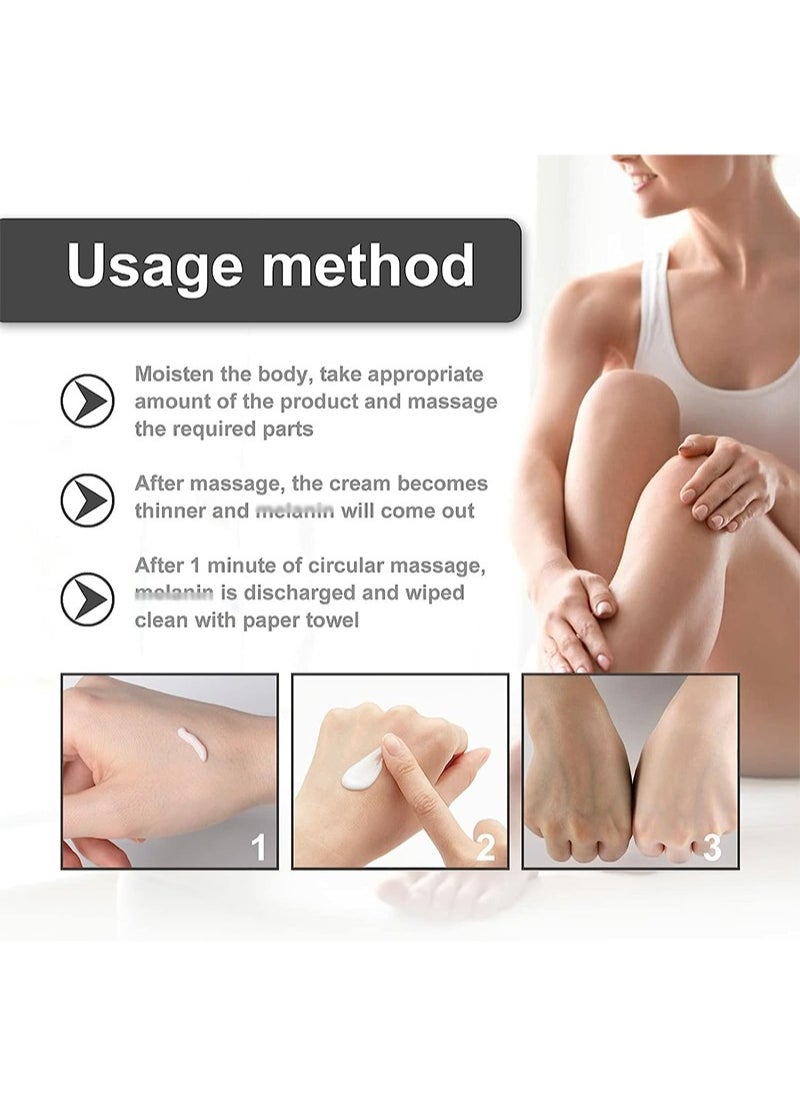 MOOYAM - Snow Bleach Cream, Snow Bleaching Cream for Intimate Area Whitening, Body Dark Spot Remover, Skin Bleaching Cream for Intimate Area, Neck, Armpits, Knees, Elbows - Image 1