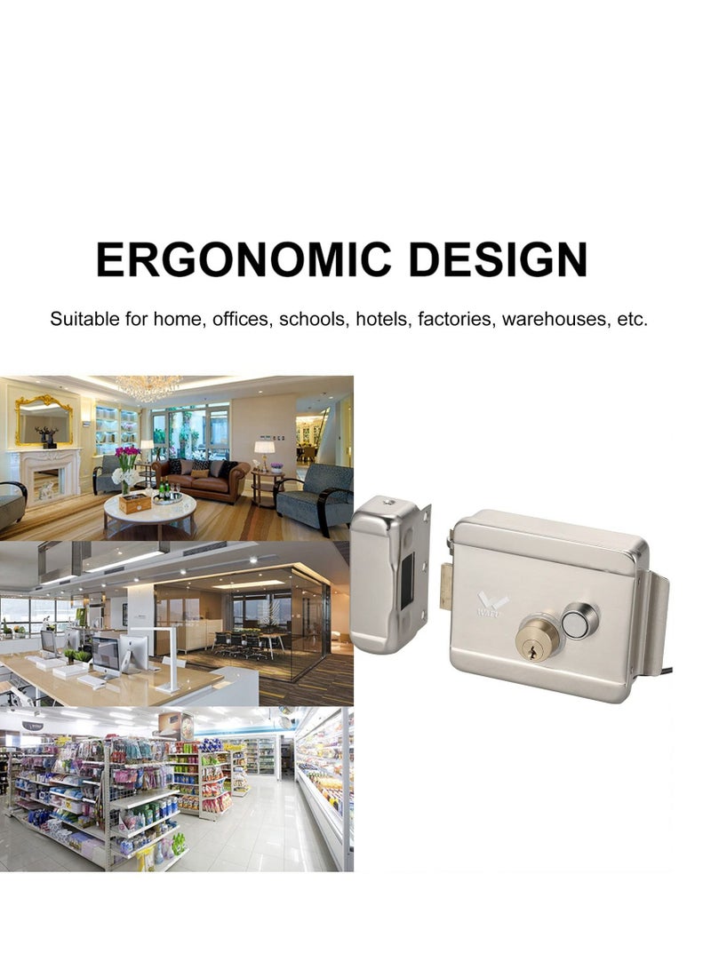 Y&D Smart Door Lock Electric Gate Secure Metallic Lock Electronic Access Control for Home Office Apartment Warehouse - Image 4