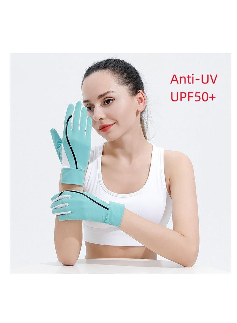 زوج من قفازات الحماية من أشعة الشمس للسيدات للحماية من الأشعة فوق البنفسجية - Image 1
