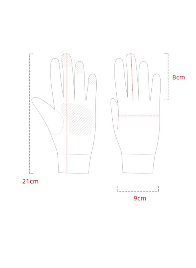 زوج من قفازات الحماية من أشعة الشمس للسيدات للحماية من الأشعة فوق البنفسجية - Image 2
